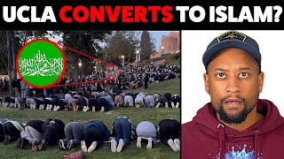 HUNDREDS of Protestors Convert to Islam??