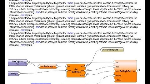 Vectorworks Marionette - Example Colorize Text