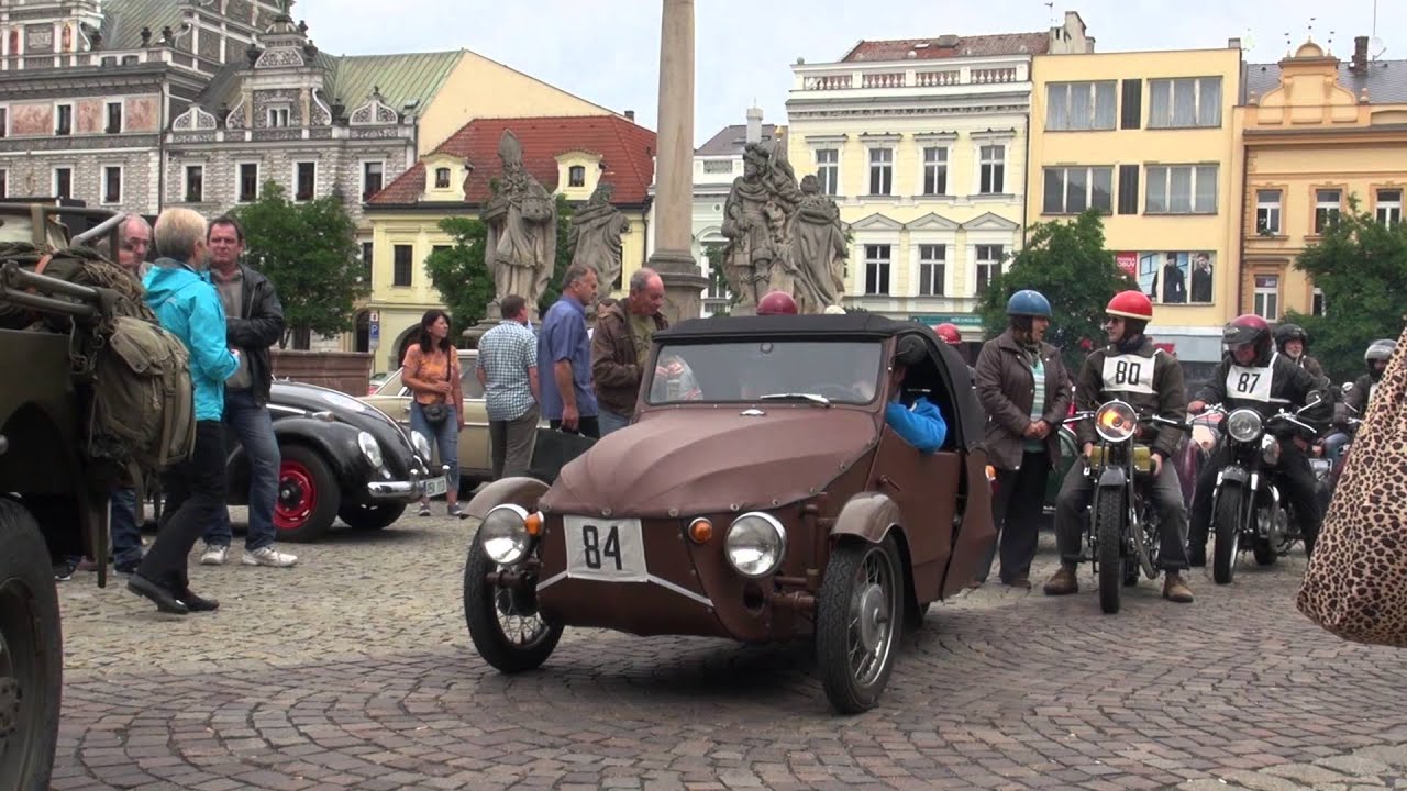 TV KOLIN - Plaketová jízda Veteran car klubu Kolín