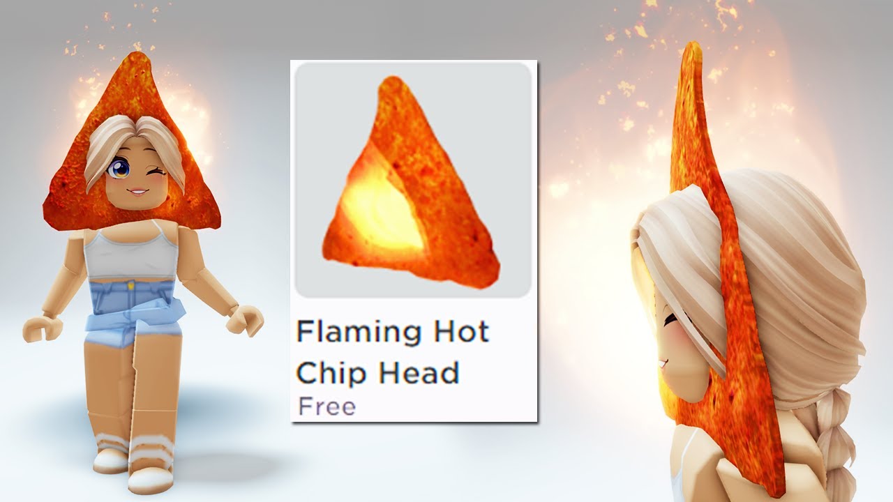 FREE ACCESSORY! HOW TO GET Flaming Hot Chip Head! (ROBLOX  PRIME  GAMING 2023) 