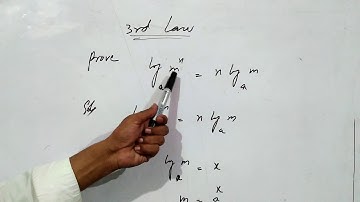 Class 9th | Subject Math | Chapter# 3 | 2nd & 3rd Law of Logarithm  | Native Schools