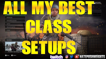 Modern Warfare Remastered: MY TOP 10 BEST CLASS SETUPS - BEST Class Setups For Success In MWR!
