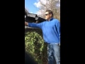 Rain Barrel System on Garden Shed Rain Barrel System on Garden Shed