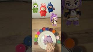 Color Mixing Labubu #colormixing #claymixing #satisfying #handmade #shorts