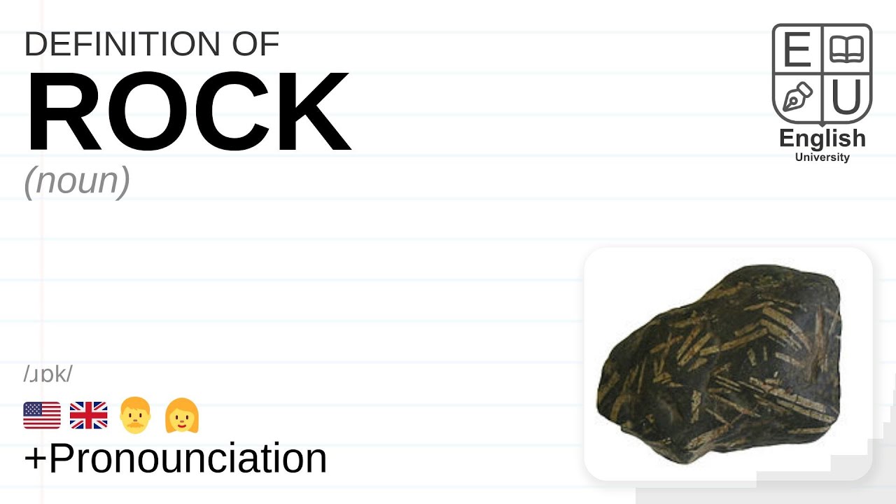 ROCK meaning, definition & pronunciation | What is ROCK? | How to say ROCK