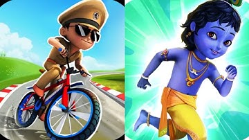 Little Singham Cycle Race VS Little Krishna Game 2025 Gameplay Android, ios Part 3