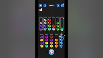 Lv 307 Ball Sort Puzzle - Color Game / 顏色分類遊戲 / ボールソーティングパズル (Guru Game)  #ballsortpuzzle