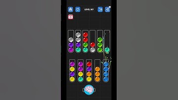 Lv 307 Ball Sort Puzzle - Color Game / 顏色分類遊戲 / ボールソーティングパズル (Guru Game)  #ballsortpuzzle