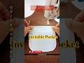 Invisible Pocket Sewing Ka Master Hack 😲 | Must Try! 💥 #shorts #sewing