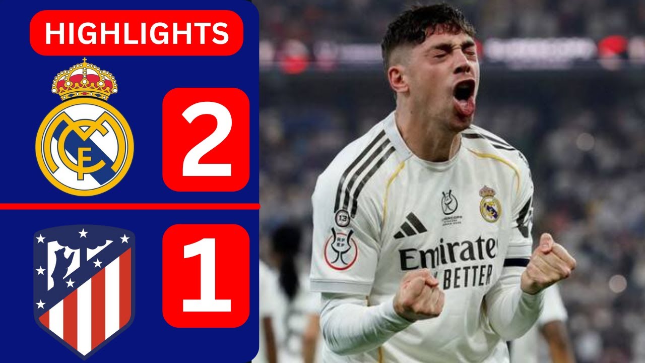 DERBY MADRILÈNE 🔥 | Real Madrid 2–1 Atlético | Résumé & Highlights 
