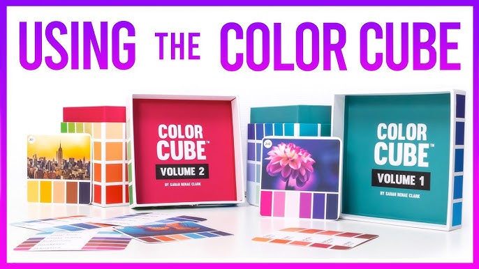 Color cube volume 1 and 2 by Sarah Renae Clark unboxing and first