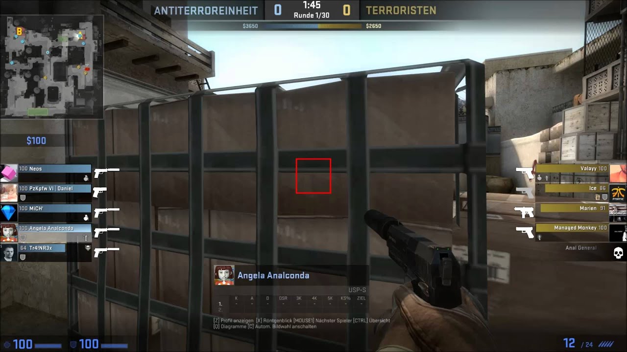 CS:GO -Crazy crosshair headshots - YouTube