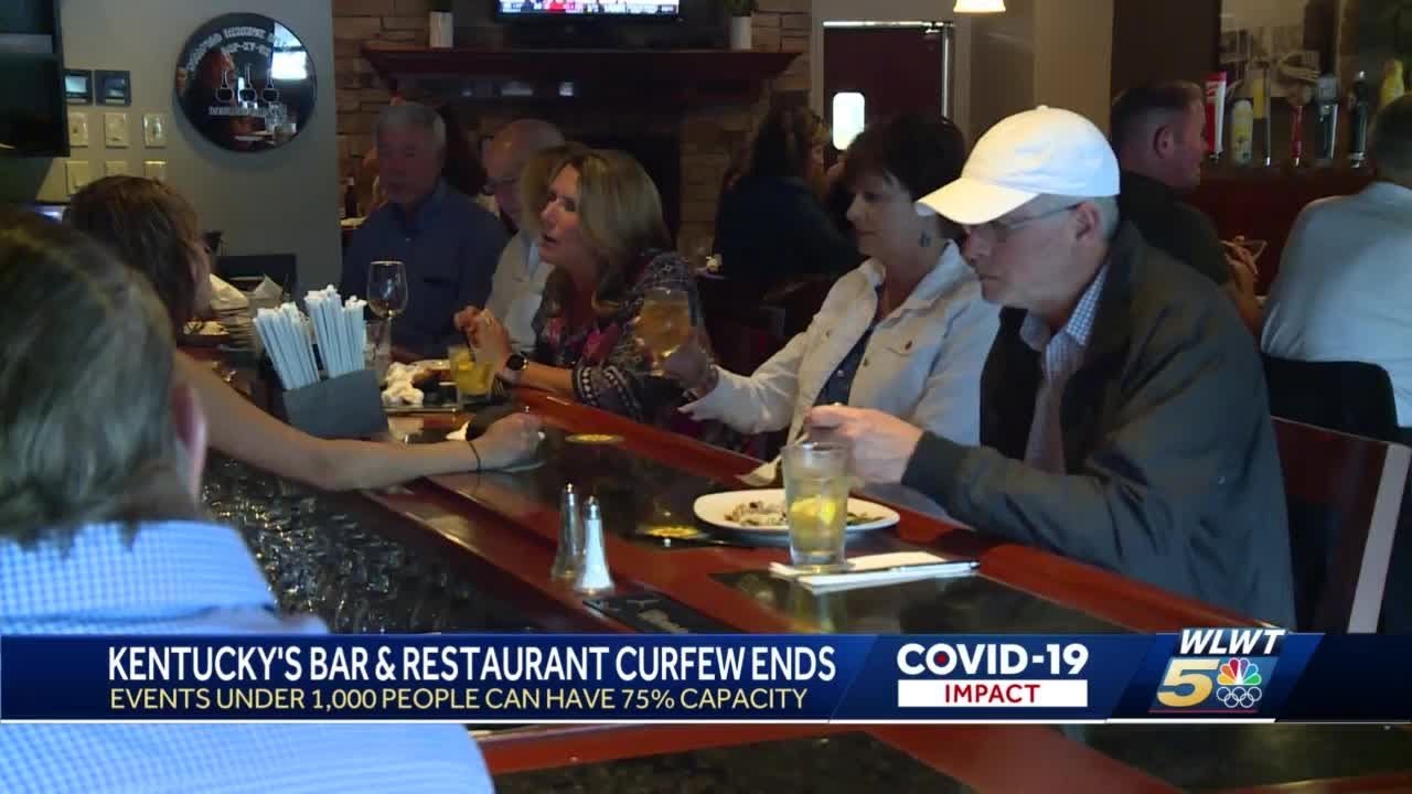 Kentucky bars and restaurants welcoming customers back with fewer restrictions