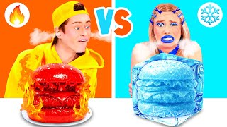 Sicak Yemek Soğuk Yemek Kapişmasi | İnanılmaz Mutfak Tarifleri BaRaDa Challenge