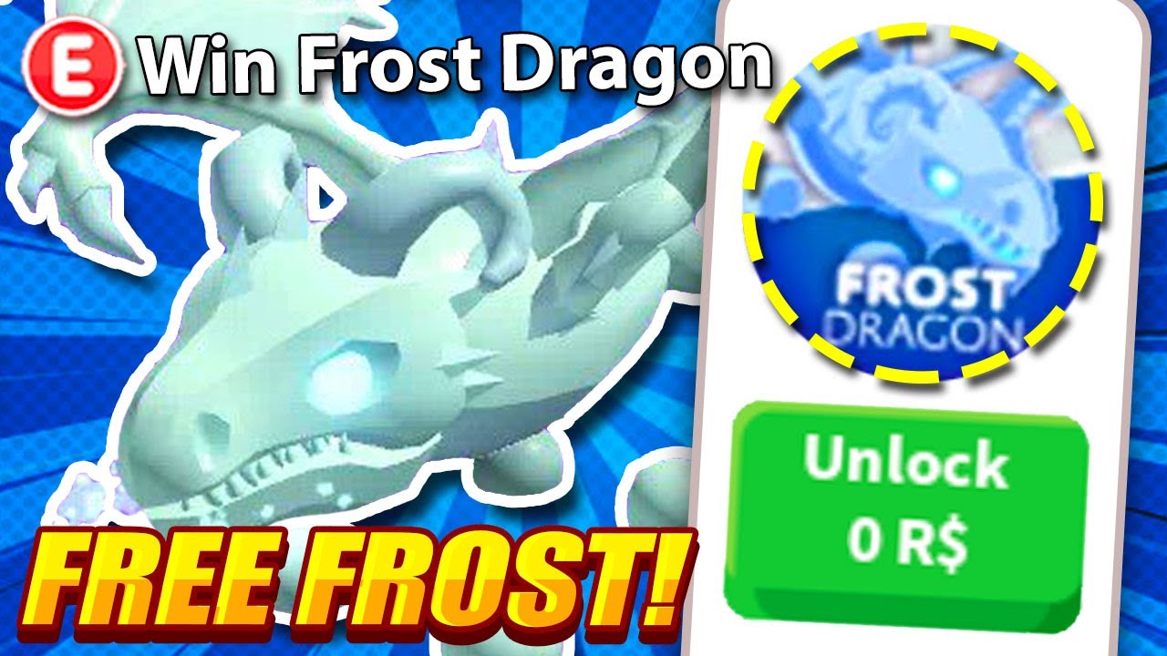 How To Get Free Frost Dragons In Adopt Me Roblox Adopt Me Challenge Youtube