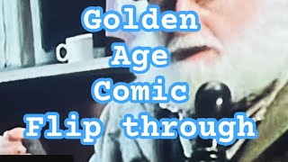 Golden age comic flip through: Tony Trent  issue