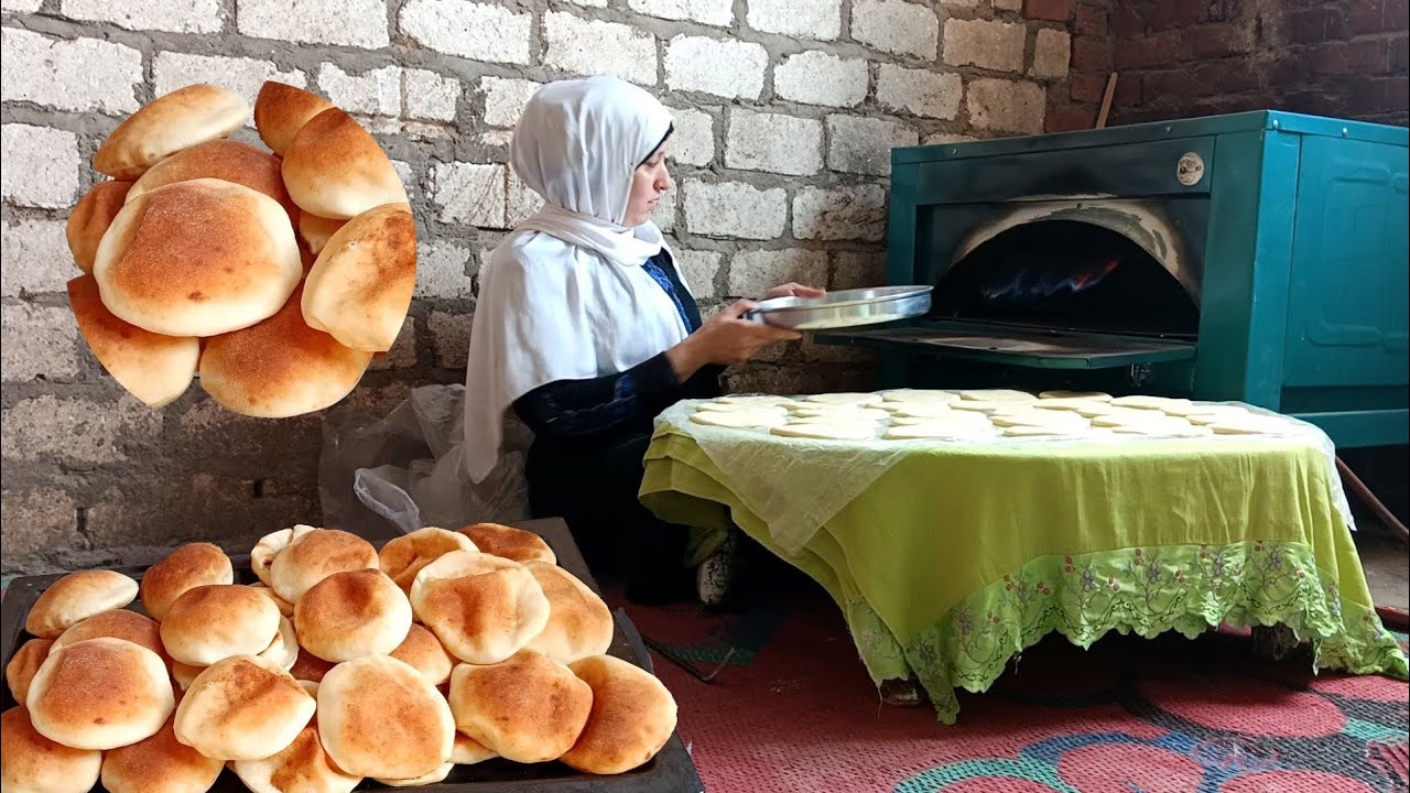 عيش الكماج الفلاحي على أصوله.. طري وهش وريحتُه تجنن