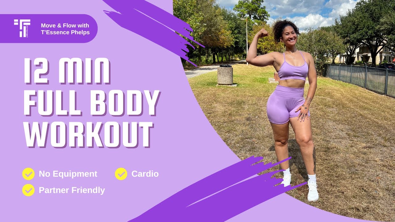 12-Min Full Body Workout | No Equipment + Optional 2-Mile Walk | Feel-Good Reset