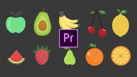 Fruits Animated Icons Motion Graphics Templates
