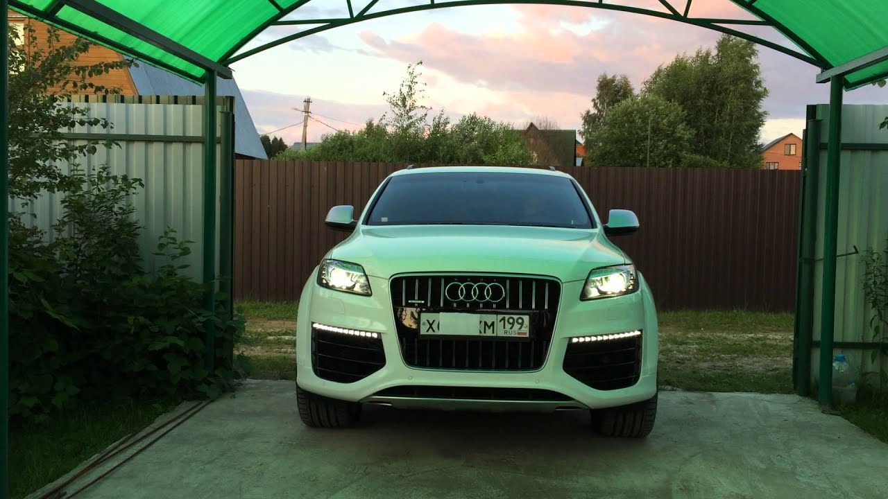 Снятие фар ауди q7