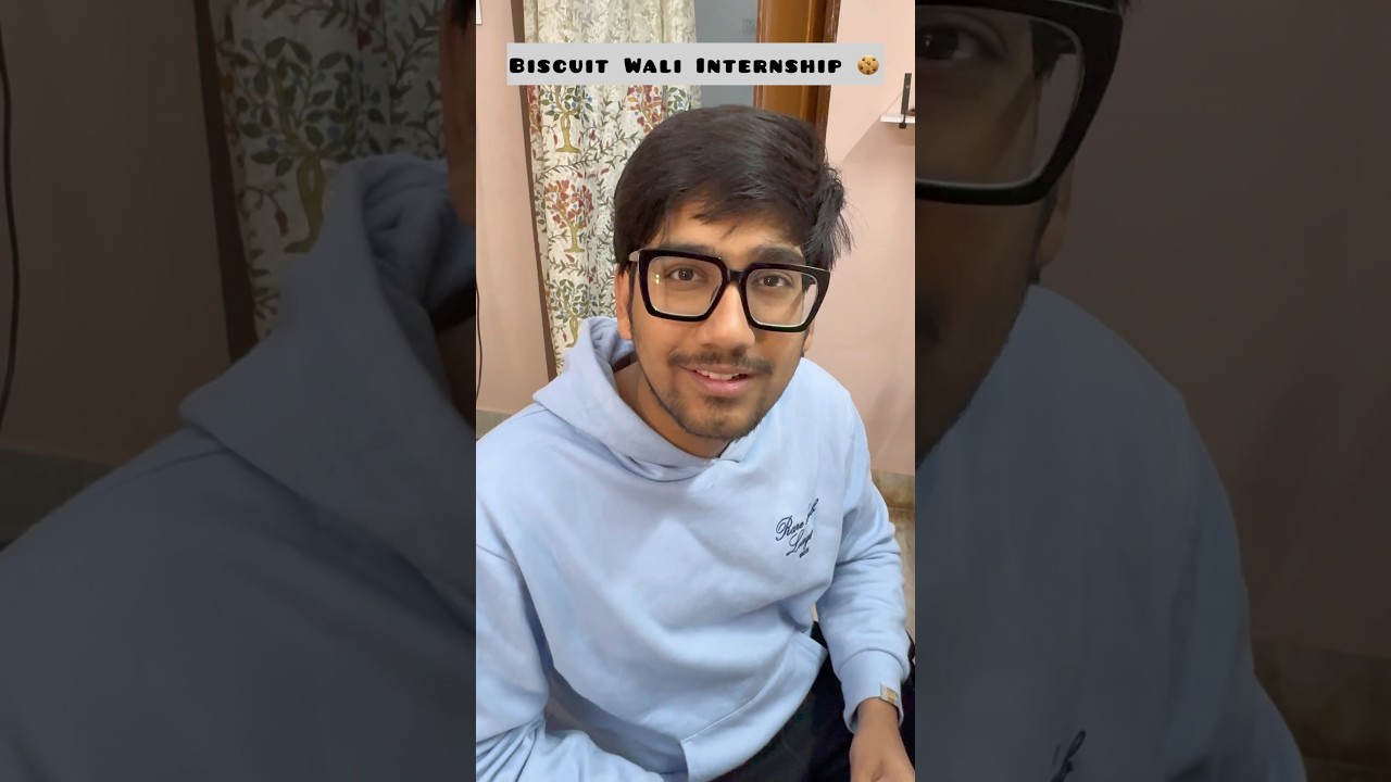 Internship me stipend ke badle biscuit mil gaya 😭 