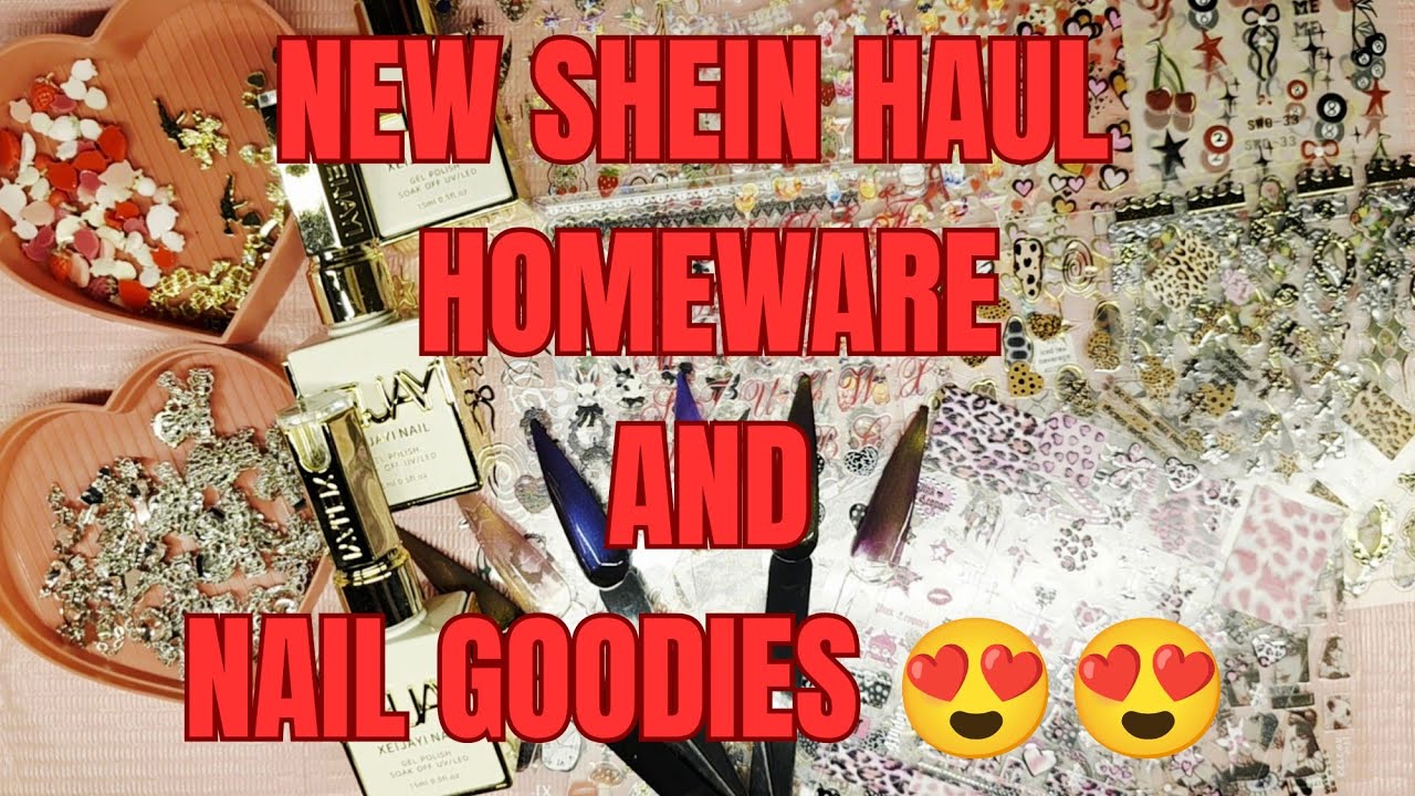 NEW SHEIN HAUL | HOME WEAR AND LOT'S OF NAIL GOODIES