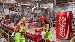 Inside the Coca-Cola Factory  How Secret Formulas Become Billion-Dollar Soft Drinks (Full Process)