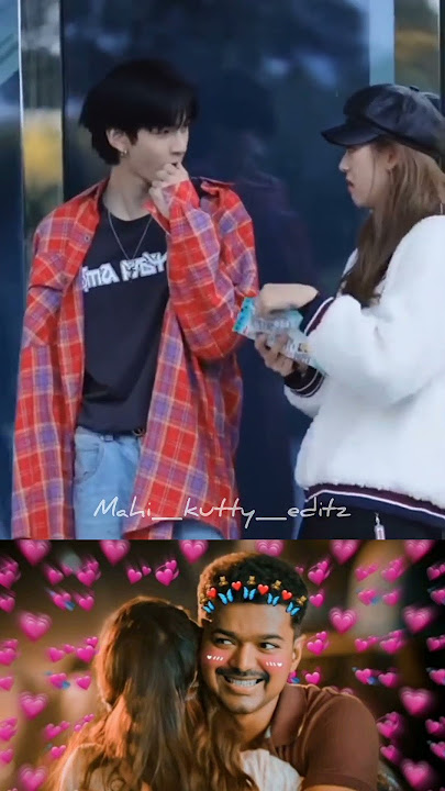 Cute😘 couple💏 love💓💋 whats app status#love #tamil #whatsappstatus #trending #mahikuttyeditz #video