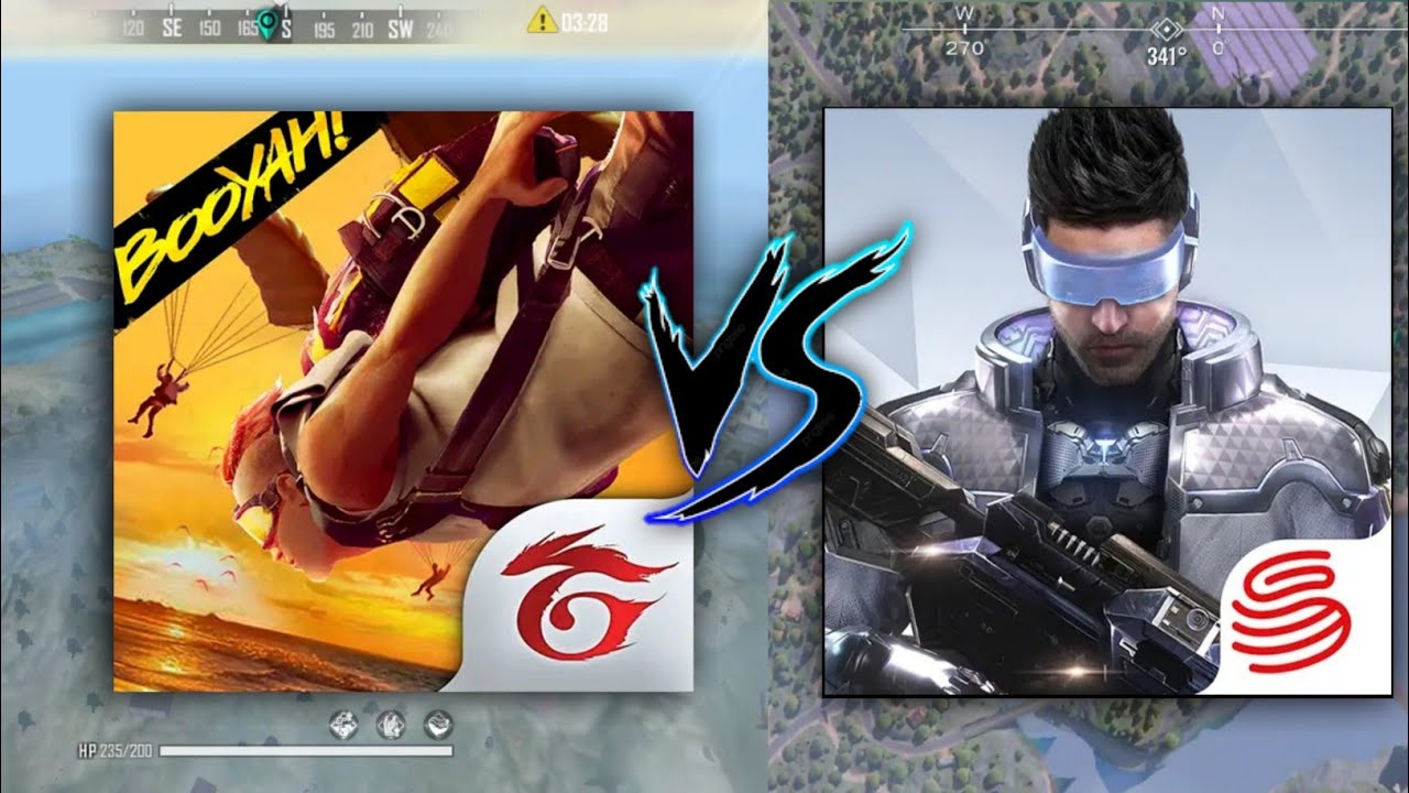 FREE FIRE VS CYBER HUNTER [Comparison - Which is best for Android] 2020