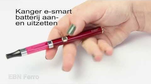 Kanger E-smart: de batterij bedienen