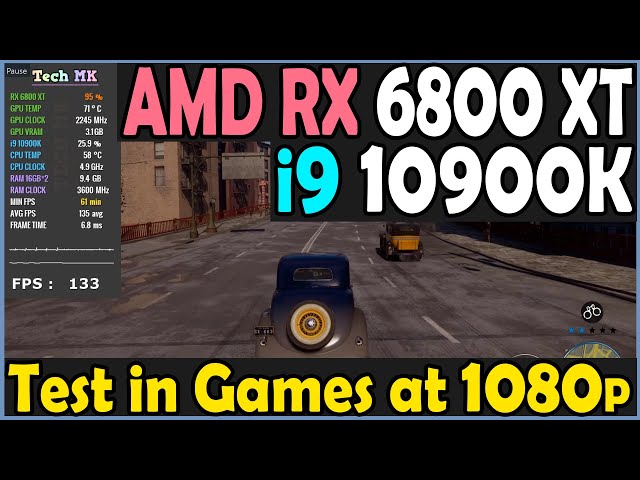 RX 6800 XT vs RTX 3080 Game Performance Benchmarks (Core i9-10900K