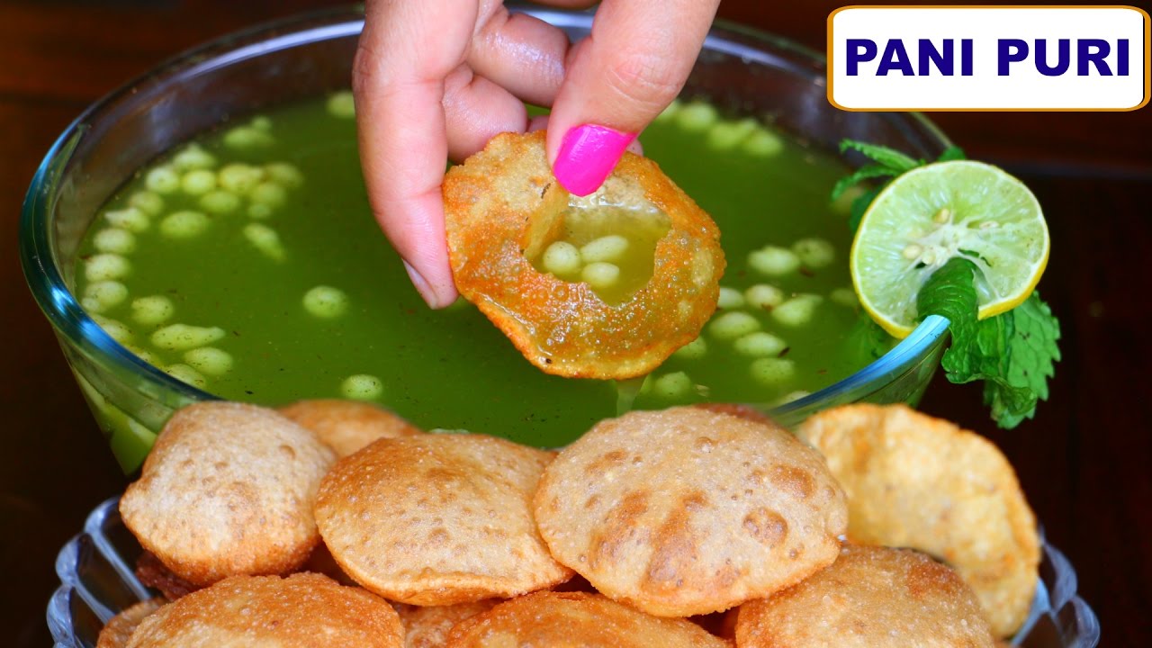 Gol Gappa & Paani Recipe |गोलगप्पा और पानी बनाने की विधि |2 Methods Pani Puri Recipe | CookWithNisha | Cook With Nisha