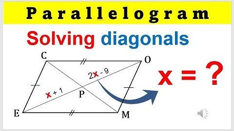 [Tagalog] Find the diagonal in parallelogram #parallelogram #math9 #diagonals #solvingparallelogram