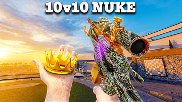 Aggressive Sniping But I Almost Drop A NUKE In 10v10 Search & Destroy... 😳