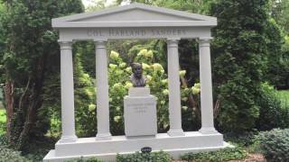 The Original Colonel Sanders Awesome Gravesite  - A MUST SEE !