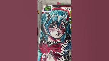 MY ART GOT SUCH A GLOW UP #artist #hatsunemiku