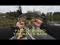 Top Water Bass Fishing on the Paddleboard