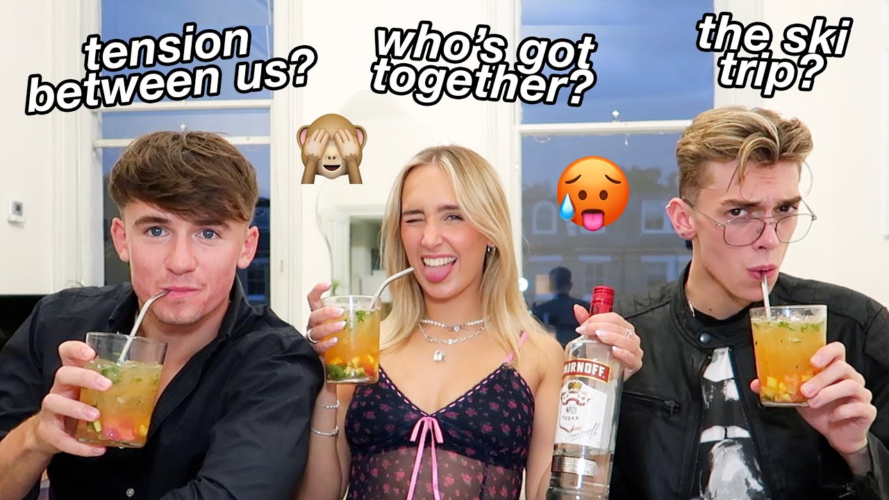 making cocktails with my boy best friends😌