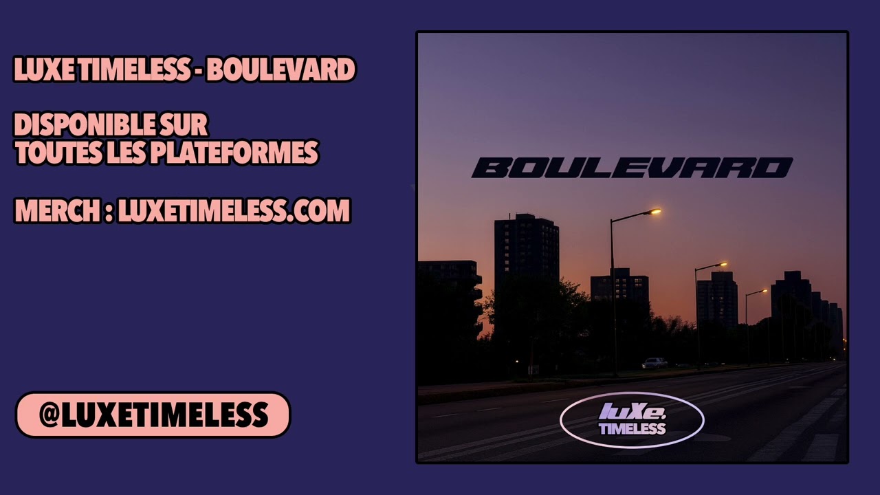Watch luXe Timeless - BOULEVARD ( NOUVEAU SINGLE ) AUDIO. on YouTube Watch luXe Timeless - BOULEVARD ( NOUVEAU SINGLE ) AUDIO. on YouTube
