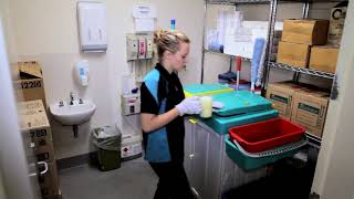 Daily cleaning of Wipeable Patient Ward surfaces | The Interclean Group