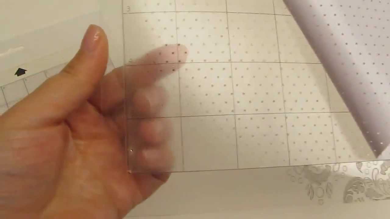 Silhouette Cameo Cutting Mat For Stamp Material Youtube