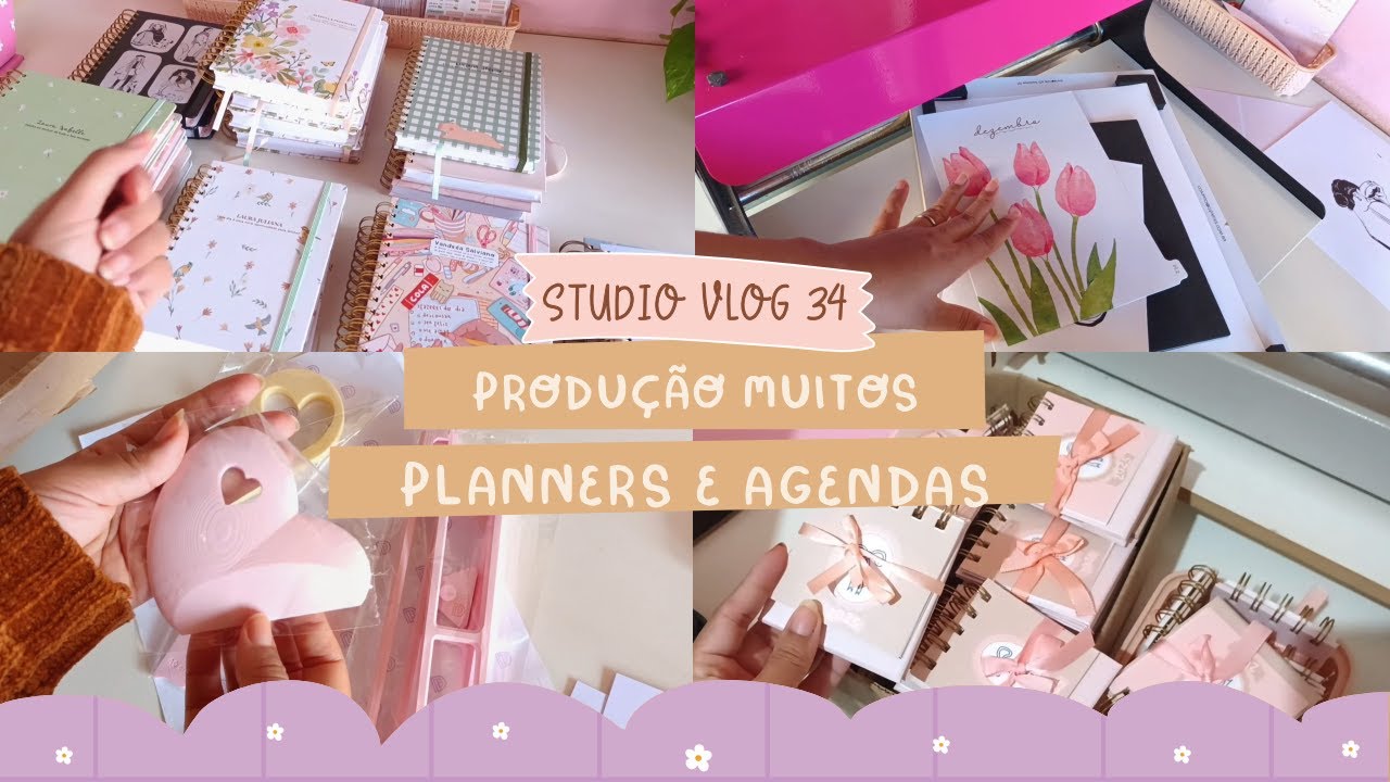 studio vlog # 34 🌻✨Muita produção, comprei minha corte e vinco e comprinhas