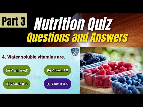 वीडियो: अमेरिका में किन पोषक तत्वों की अधिक खपत होती है? आहार प्रश्नोत्तरी?