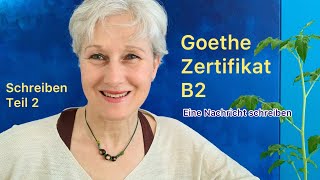 B2 Goethe Schreiben Teil 2 | formelle Nachricht | Abschiedsfest | Deutsch lernen