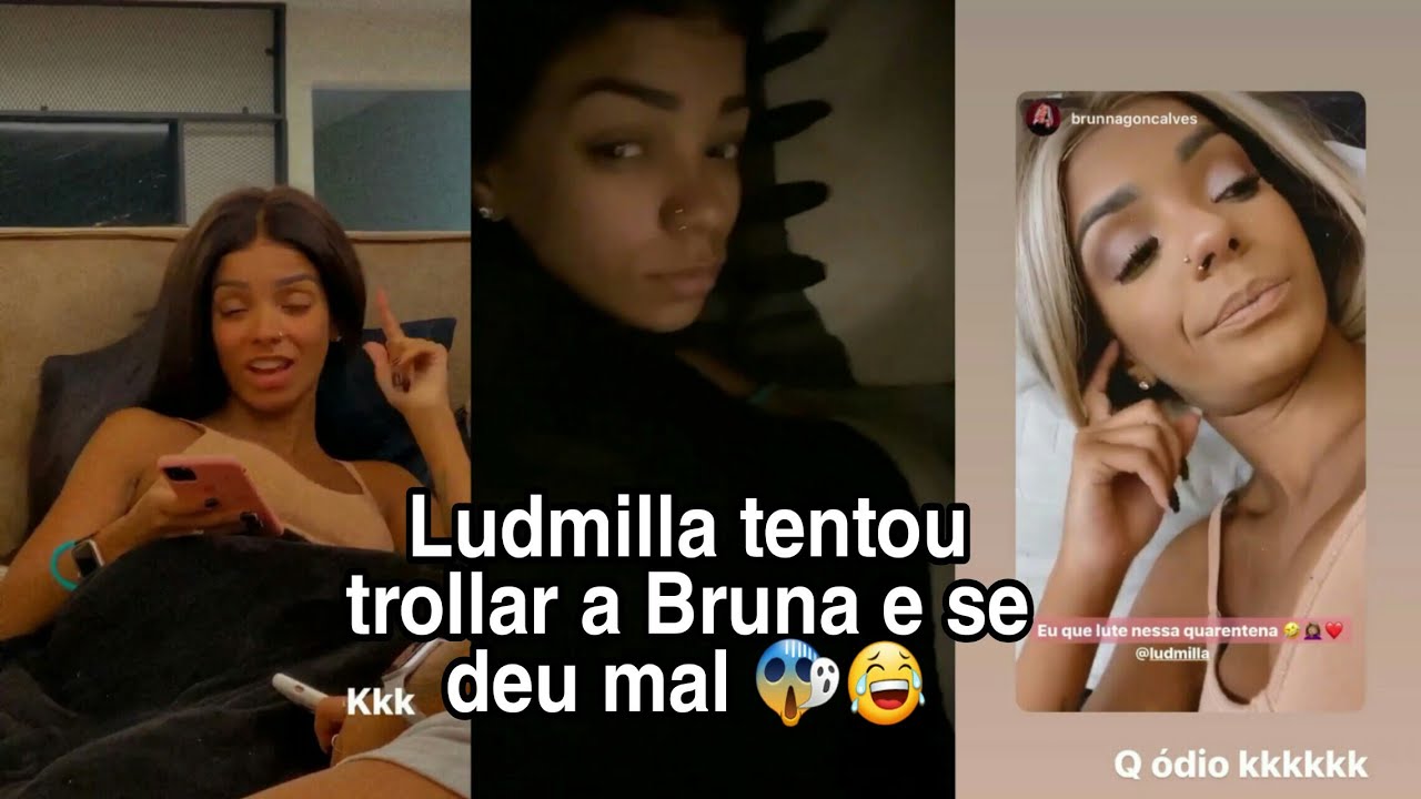 Ludmilla tentou trollar a Bruna e se deu mal 😱😂