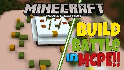 [MCPE] - BUILD BATTLE IN MCPE!!! - Server Gameplay