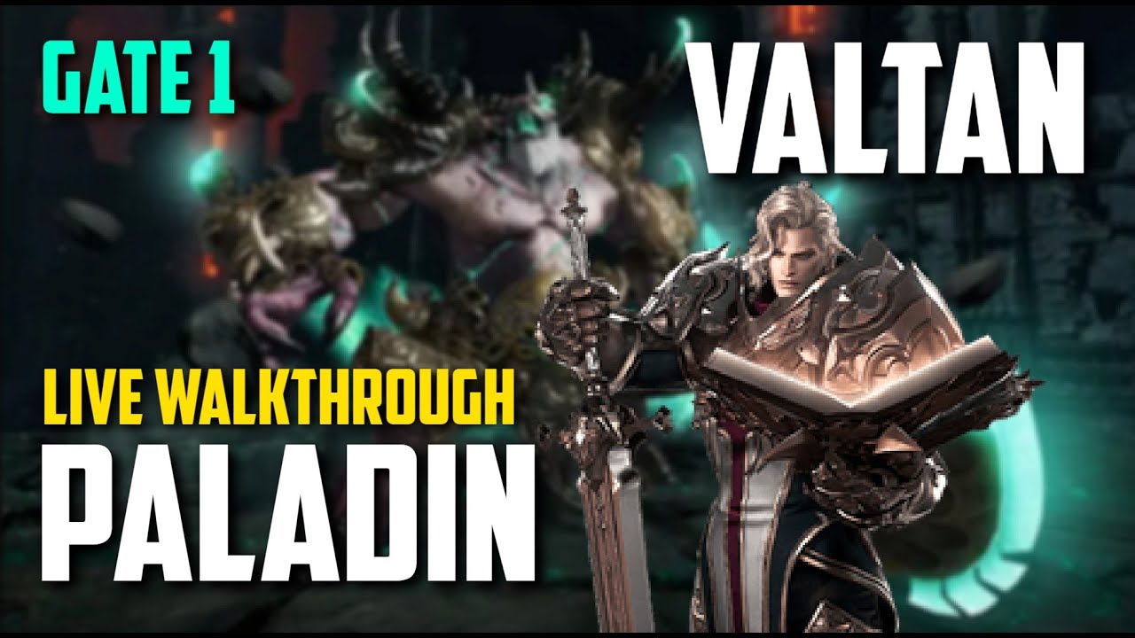 [Lost Ark] Valtan - Paladin Walkthrough | Gate 1 First Time Clear