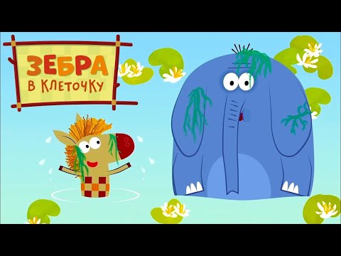 Зебра в клеточку - Озеро 🌿 Сборник серий 🌿 Мультики для детей 🦓 Зебра в клеточку - официальный канал