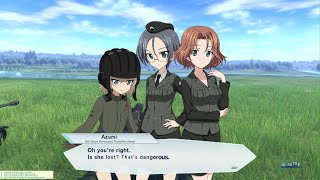 Girls und Panzer Dream Tank Match on PS5 Katysha Pravda School gameplay