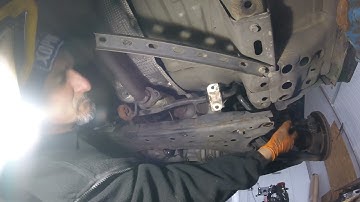 How to remove the cross stabilizer bar Ford Fiesta